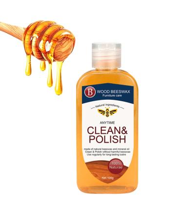 Beeswax Polish for Wood Wood Polish & Conditioner Furniture Feed Wood Conditioner Beautify Furniture Easy to Use Widely Used Liquid 100g Aezon