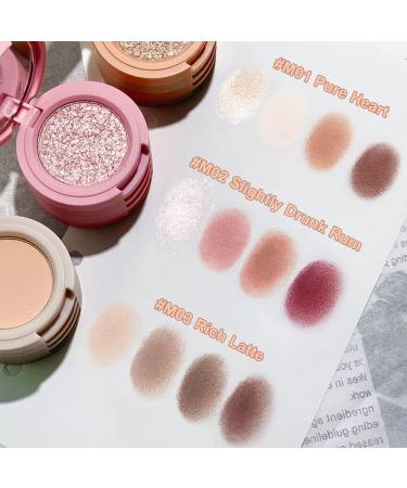 Erinde 4 Colors Mini Eyeshadow Palette - Matte & Shimmer Quartet | High Pigmented & Long Lasting | Ultra-Blendable & Rich Color | Velvety Texture | Travel-Friendly | M03 - Buy Online on GoSupps.com
