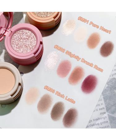 Erinde 4 Color Eyeshadow Palette - Matte Shimmer Quartet | High Pigmented & Long Lasting | Velvety Texture Eye Makeup Palette - Great for Travel - Buy Online on GoSupps.com