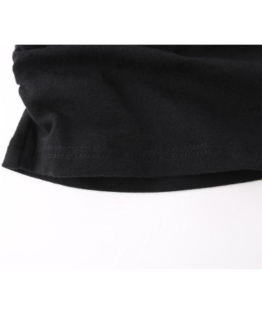 ZUMIY Maternity Nursing Top - Women's Cotton V Neck Double Layered Tank - M Black+Yellow Printing/2-Pk - Buy Online on GoSupps.com