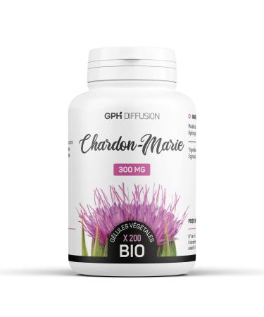 Organic Milk Thistle AB - 300mg - 200 Vegetable Capsules