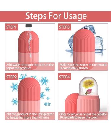 Square Ice-Cube Mold Silicone Ice Mold Ice-Cube Roller for Face Eyes and Neck Naturally Conditioning and Skin Care De-Puff Eye Bags B - Buy Online on GoSupps.com