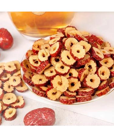 cn herb 100g Red Jujube Flakes Canned To Make Tea Xinjiang Big Crispy Dates Seedless Date Rings - Buy Online on GoSupps.com