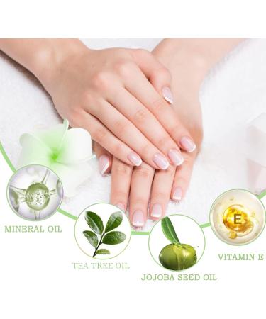 Tea Tree Nail Oil Cuticle 15ml with Vitamin E & B | Jojoba Cuticle Oil for Dry Nails | Moisturizing Nail Care Repair - Buy Online on GoSupps.com