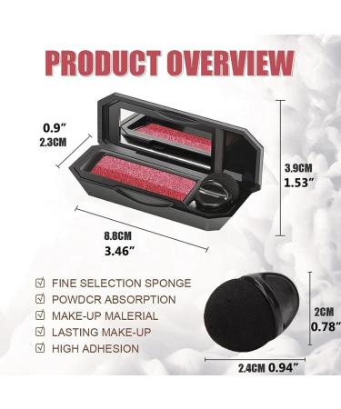 Buy Gintdinpu Two-Color Waterproof Eyeshadow Palette - Glitter Gradient Makeup with Brush | International Shipping - Buy Online on GoSupps.com