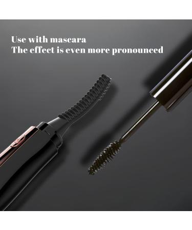 Buy Heated Eyelash Curlers - Electric Curling Tool with Comb 24-Hour Long Lasting USB-C Rechargeable 4 Heating Modes & LED Display - Perfect for Natural Curls - Buy Online on GoSupps.com