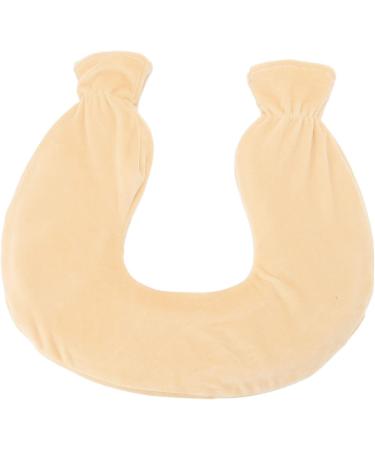 CHICIRIS 1L Explosion-Proof Lip Splash Hot Water Bottle - Wide Mouth for Shoulder Pain Relief (Beige) | International Shipping - Buy Online on GoSupps.com