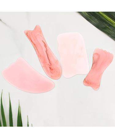 Magiclulu 8-Piece Gua Sha Massage Tool Set - Pink Acupuncture & Scraping Therapy Board for Glowing Skin - Buy Online on GoSupps.com