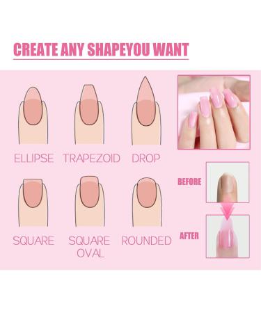 Hard Gel Builder for Nails | Clear Nail Extension & Strengthening Gel | Ideal for Manicure & Nail Art Beginners - Buy Online on GoSupps.com