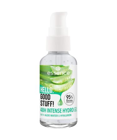 essence essence Hello Good Stuff! 48h Intense Hydro Gel Face Serum transparent hydrating smoothing nourishing natural smooth vegan oil-free alcohol-free paraben-free 3 x 30 ml