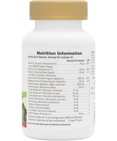 Nature's Plus Source of Life Garden Organic Bone Support - 120 Vegan Capsules | Shop Now - Buy Online on GoSupps.com