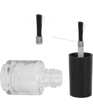 Nail Polish Glass Bottle Has a Brush Cap Convenient To Use Steel Mixing Ball Nail Polish Bottle with Funnel for Home for Travel for Life for Work - Buy Online on GoSupps.com