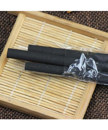 10 Pcs 1.2x12cm Smokeless Moxa Rolls Nature Wild Moxa Sticks Bar for Moxibustion (Black) - Buy Online on GoSupps.com