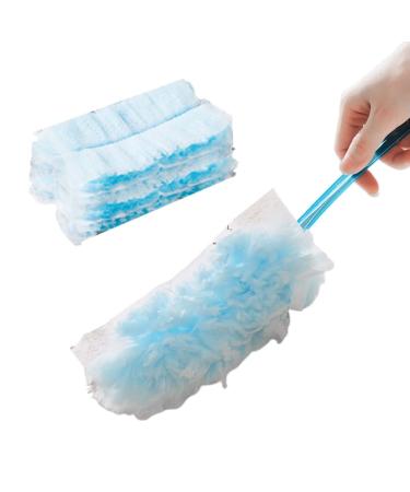 Hand Duster Refills Kit Disposable Duster Refills Versatile Cleaning Duster Refills for Home and Office Use (1 Handle + 8 Heads) Flash Dust Magnet Refill Fluffy Dusters Refills Flash Dust