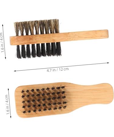 Fomiyes Double-Sided Beard Brush | Perfect Christmas Gift for Men | Hairdressing & Beard Shampoo Brush | 11.5x3.7x4.4cm - Buy Online on GoSupps.com
