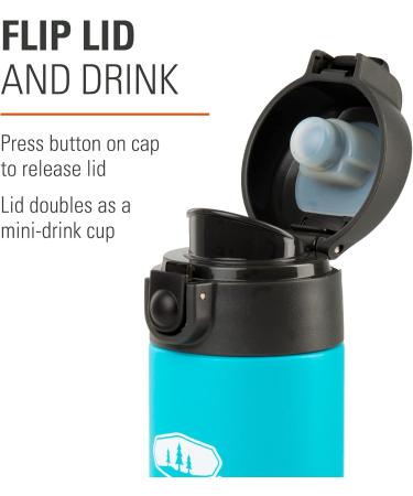 GSI Outdoors Microlite 350 FLIP Thermos - Sky Blue - 12 OZ | Adult Unisex | International Shipping Available - Buy Online on GoSupps.com