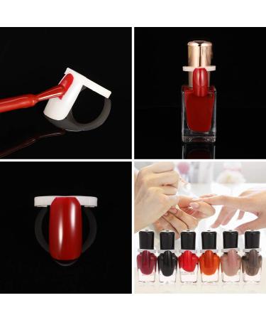 PORTOWN 200 PCS Nail Display Ring - Nail Art Color Chart Tool for Manicure Beginners & Professionals | Manicure Store Essential - Buy Online on GoSupps.com