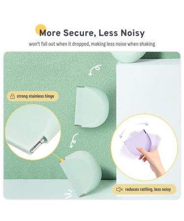 Stylish Pink Soft Silicone Retainer Holder | Portable Night Guard Case with Vent Holes | Slim Aligner Box for Travel & Invisalign Compatibility - Buy Online on GoSupps.com