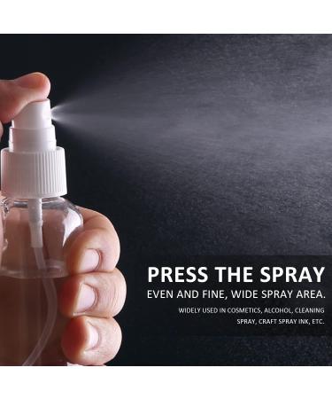 BEIIEB 8 Pieces Clear Spray Bottle with 4 Pieces Funnels 16 Stickers 50ml Atomizer Pump Bottle Perfume Atomizer Refillable Portable Travel Bottle for Travel Business Trip Camping - Buy Online on GoSupps.com