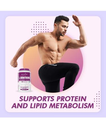 Trexgenic L-Ornithine 500mg - Stable Urea Detox & Liver Support | 60 Veg Capsules for Protein Metabolism - Buy Online on GoSupps.com