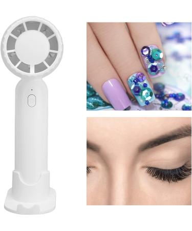 Eyelashes Dryer Fan Adjustable Eyelashes Extension Blow Dryer 3 Gears for Individuals for Beauty Institutions(White) - Buy Online on GoSupps.com