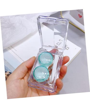 Solustre 4-Piece Mini Container Set for Colored Contact Lenses | Eye Care Holder & Carrying Bag - Buy Online on GoSupps.com