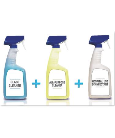 3-in-1 All-Purpose Glass Cleaner - Eco-Friendly & Streak-Free - Carton of 3 - International Shipping Available - Buy Online on GoSupps.com