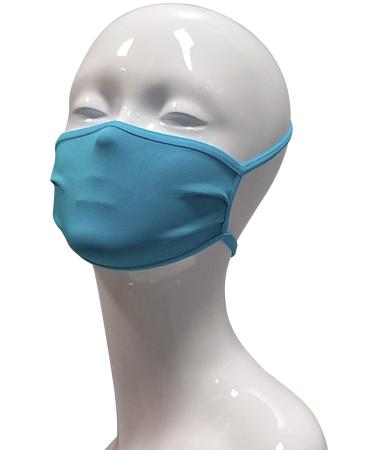 SENSI' Protective Masks PROTECTIVE CHILDREN Bacteriostatic Water-repellent WASHABLE Made in Italy - PACK OF 4 MASKS 4 Light Blue