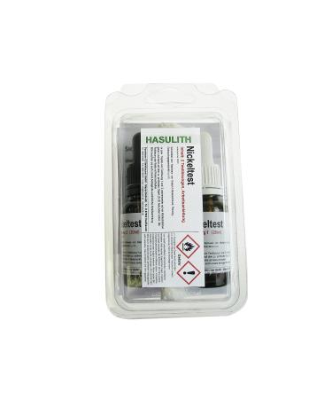 Nickeltest Set 2 x 20 ml including cotton swabs simple quick test to detect nickel in metals alloys galvanic layers
