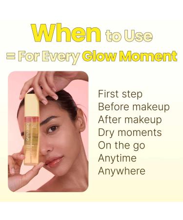 beenuvo Glow Mist Serum Propolis 20 000 ppm Niacinamide 5% Hyaluronic Acid Hydrating Face Mist Lightweight Serum Non-Comedogenic For Sensitive Skin Korean Skin Care (2.70 fl oz) - Buy Online on GoSupps.com