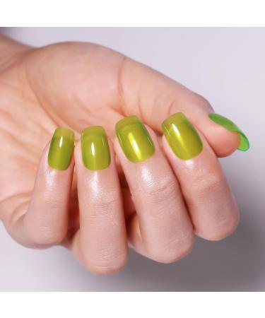 Imtiti Ice Green Gel Nail Polish 15 ml Sheer Jelly Green Translucent Colour UV/LED Soak Off Gel Polish for DIY Nail Art Manicure at Home 1 Piece - Buy Online on GoSupps.com