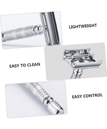 Beavorty Manual Double-Sided Razor - Chrome-Plated Alloy Handle for a Superior Shave | International Shipping Available - Buy Online on GoSupps.com