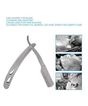 Buy Manual Razor Blade Holder - Stainless Steel 74 Barber Folding Razor for Men - International Shipping - Buy Online on GoSupps.com
