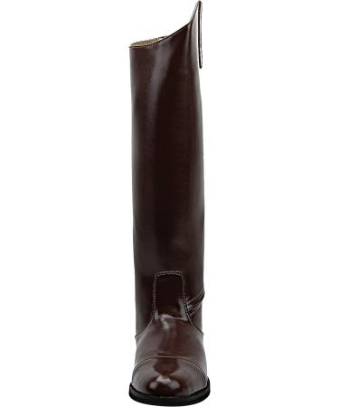 Hispar Men's Stirling Dressage Boots | Back Zipper | Brown | Regular Calf - Size 12 - Buy Online on GoSupps.com