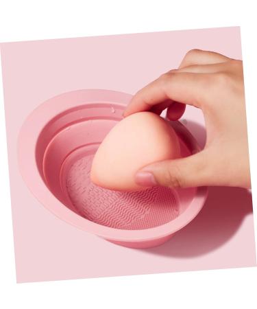minkissy 2 Sets Makeup Brush Cleaning Hanging Drying Hanger Folding Drying Rack Make up Brush Cleaner Silicone Makeup Mat Laundry Drying Rack Collapsible Powder Puff Wash Bowl Fabric - Buy Online on GoSupps.com