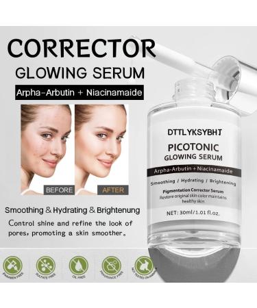 Cementete Picotonic Shot Calcium and Niacinamide Serum - Face Ampoule for Dull Skin & Uneven Texture - Helps Brighten & Improve Skin Radiance and Clarity - Gentle Formula for Sensitive Skin 1.01 oz - Buy Online on GoSupps.com
