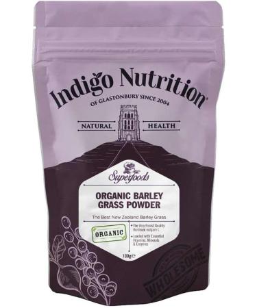 Organic New Zealand Barley Grass Powder 100g - Indigo Herbs (Pack of 1) - Buy Online on GoSupps.com