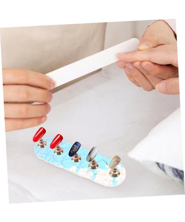 minkissy 1 Set Nail Tools Nails Tips Practice Stand Faux Nails Display Holder Press on False Nails Holder Press on Nails Stand Press on Artificial Nails Stand Bracket Symphony Acrylic - Buy Online on GoSupps.com