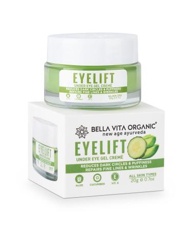 Bella Vita Organic EyeLift Under Eye Cream for Dark Circles Puffy Eyes & Wrinkles 20g