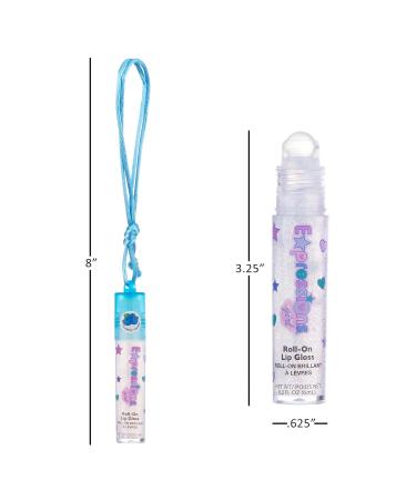 Expressions 12pc Fruit Flavored Lip Gloss Necklace Set - Party Favors for Teen Girls - Buy Online on GoSupps.com