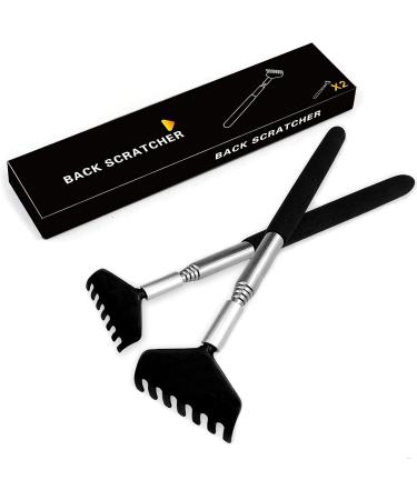 High-Quality Telescopic Back Scratcher - Extendable 68 cm Reach for Head & Back - Black - Buy Online on GoSupps.com