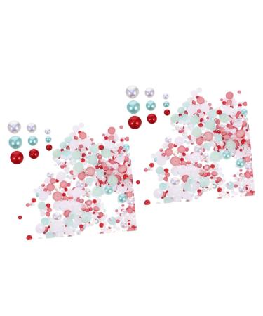 minkissy 2pcs 1 Nail Resin Drill Bling Decor Nail Pearls Nail Art Decoration Nail Accessories Nail Decorations for Nail Art Home Decoration Manicure Accessory Imitation Pearls Charm 0.8X0.8cmx2pcs As Shown 2x2pcs