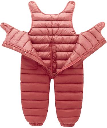 Panegy Kids Snow Pants - Water-Resistant Winter Bib Overalls for Toddlers | Insulated Ski Clothes for Boys and Girls 3-4 Years, Rouge - Buy Online on GoSupps.com