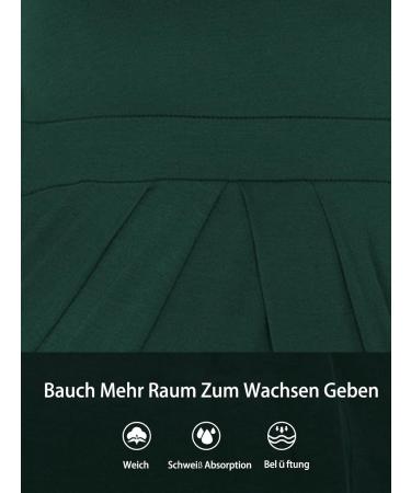 Love2Mi Women's Maternity Nursing Shirt - Layered Wrap Top (L-Dark Green, XL) - Buy Online on GoSupps.com