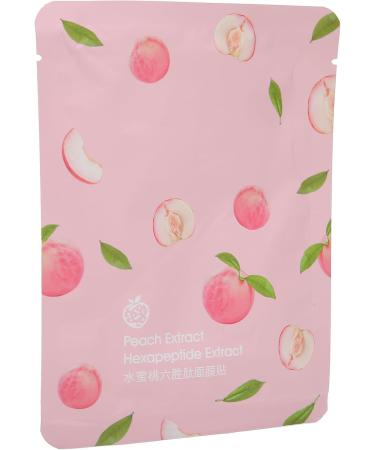 Qukaim Brightening Skin Mask Peach Facial Mask Sheet 25g Nourishing and Hydrating Skin Gentle Moisturizing Face Mask - Buy Online on GoSupps.com