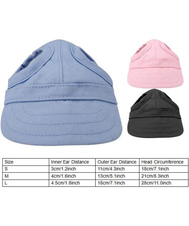 Tnfeeon Pet Baseball Cap for Dogs & Cats - Adjustable Stripes Sunbonnet with Ear Holes - Summer Outdoor Hat (S-Blue) - Perfect for Pet Parents - Buy Online on GoSupps.com