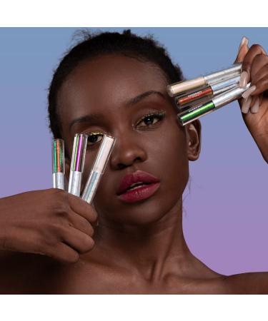 CHARMACY Multichrome Liquid Eyeliner & Glitter Chameleon Eyeshadow - PALE PINK YELLOW 908 | Waterproof, Smudge Proof, Longwearing Formula - Buy Online on GoSupps.com