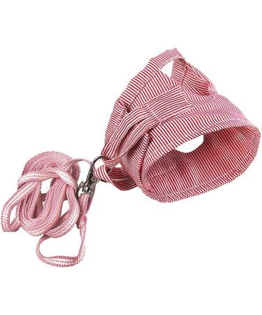 FakeFace Guinea Pigs Safety Harness Soft Adjustable Stripe Pet Outdoor Walking Harness Vest Lead Rope for Rats Hamster Hedgehogs Ferrets Squirrels Small Animal Pet Training or Walking Red - Buy Online on GoSupps.com
