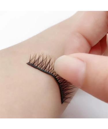 40 Pcs Self Adhesive Fake Lashes - No Glue Required | Easy Apply False Eyelash Strips for Makeup | Perfect for Beauty & Personal Care - Buy Online on GoSupps.com