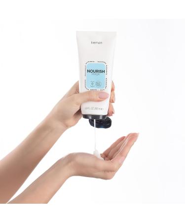 Kemon Masque nourrissant pour cheveux d m lants secs et germ s base de beurre de karit pour cheveux doux 200 ml - Buy Online on GoSupps.com